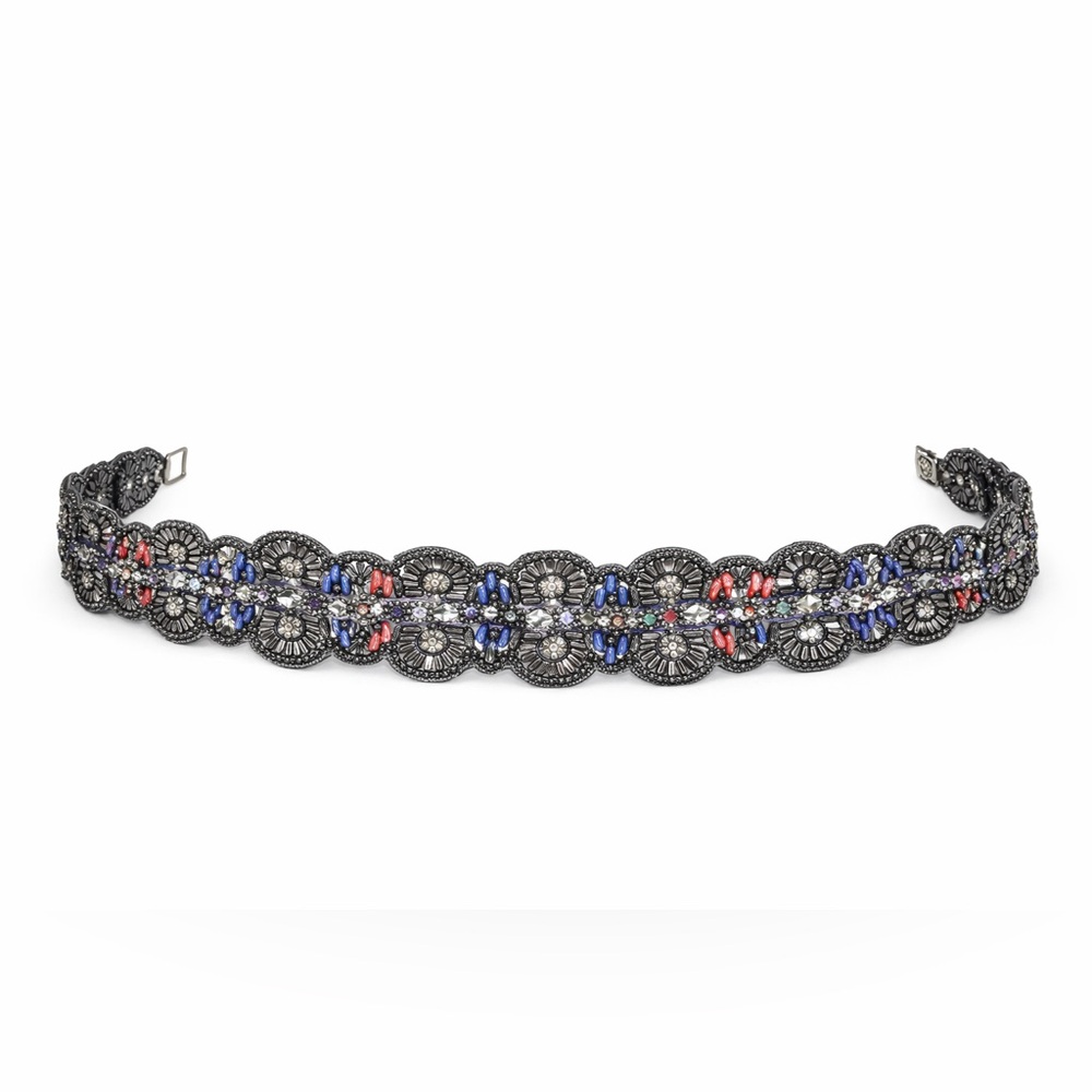 ✨ Deepa Gurnani Embellished Belt M/L | Beaded Statement | NWT